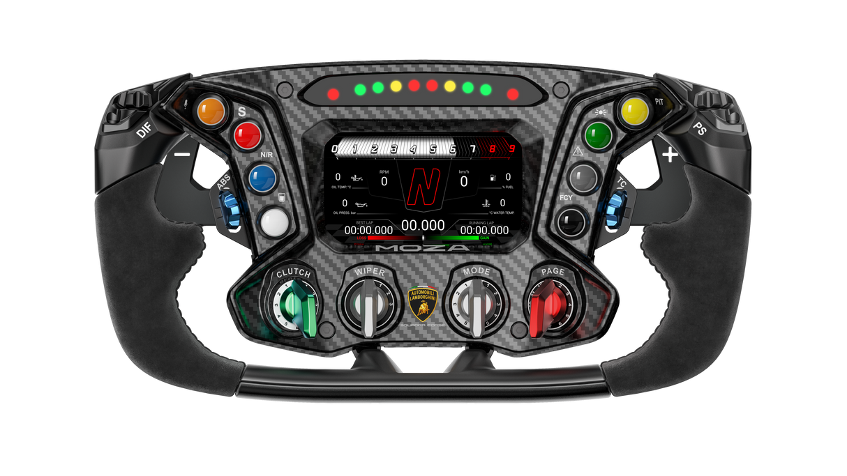 MOZA Racing Automobili Lamborghini Squadra Corse Essenza SCV12 Sim-Racing Steering Wheel