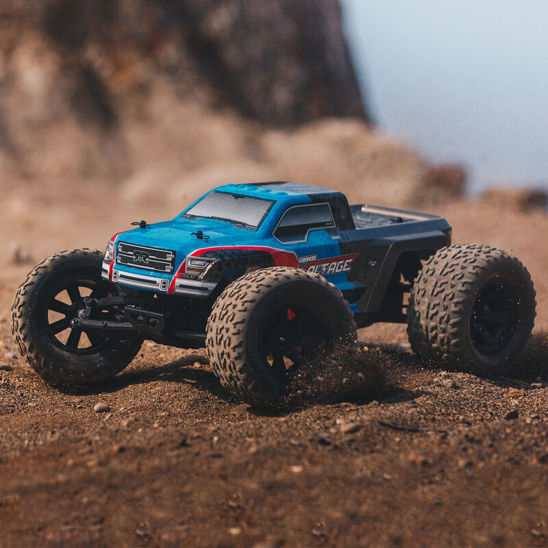 ARRMA - 1/10 GRANITE VOLTAGE 2WD BRUSHED MEGA MONSTER TRUCK RTR - BLUE/BLACK