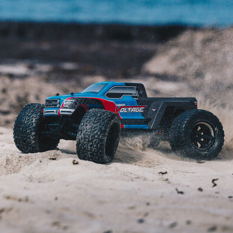 ARRMA - 1/10 GRANITE VOLTAGE 2WD BRUSHED MEGA MONSTER TRUCK RTR - BLUE/BLACK