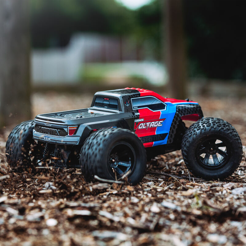 ARRMA - 1/10 GRANITE VOLTAGE 2WD BRUSHED MEGA MONSTER TRUCK RTR - RED/BLACK