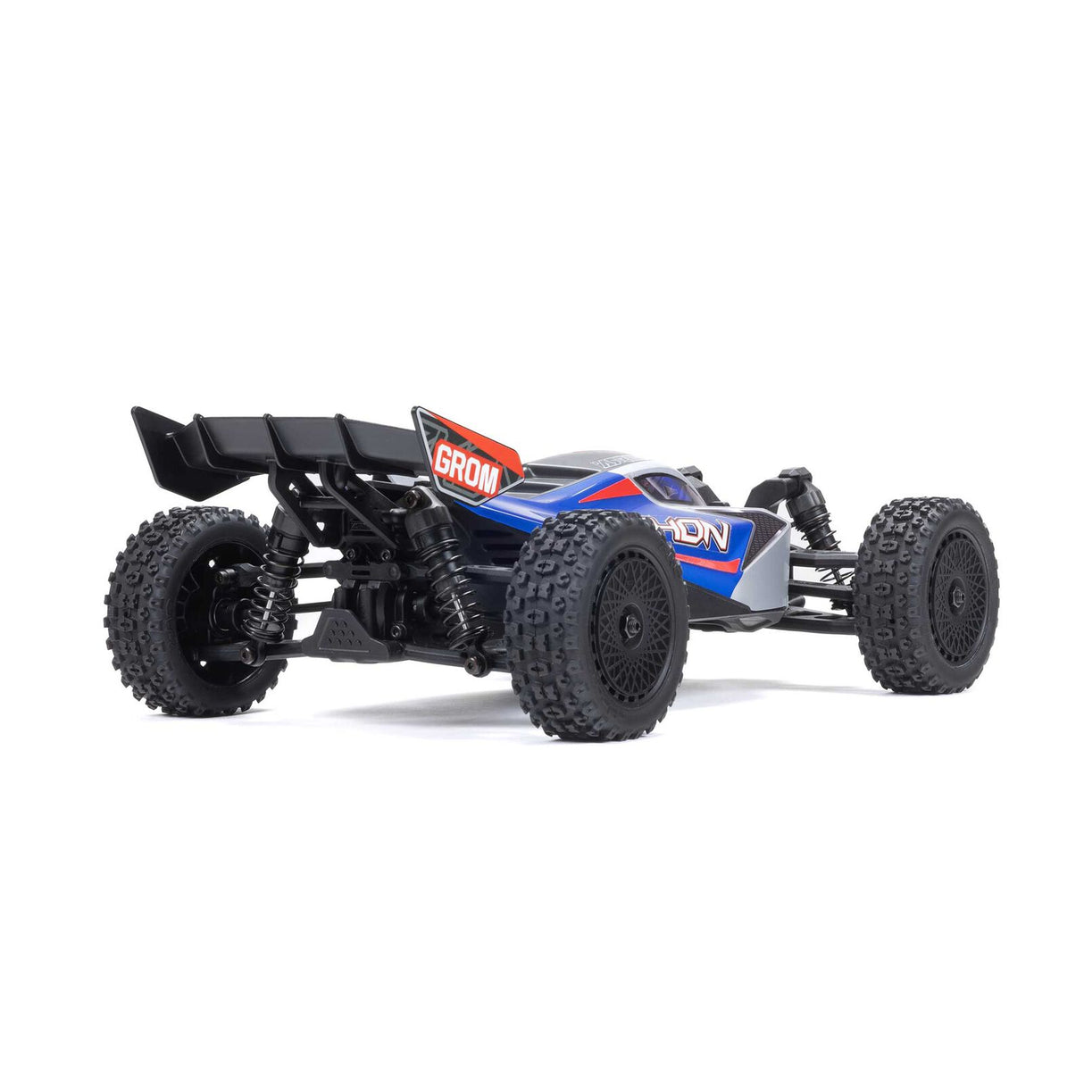 ARRMA - TYPHON GROM MEGA 380 BRUSHED 4X4 SMALL SCALE BUGGY RTR WITH BATTERY & CHARGER - BLUE/SILVER