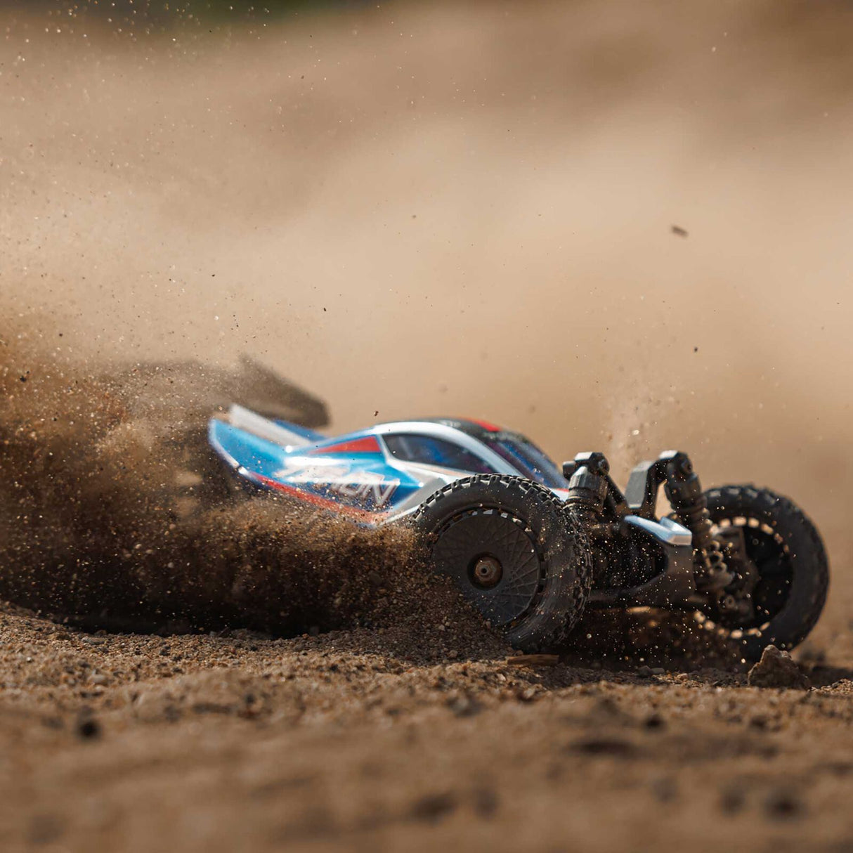 ARRMA - TYPHON GROM MEGA 380 BRUSHED 4X4 SMALL SCALE BUGGY RTR WITH BATTERY & CHARGER - BLUE/SILVER