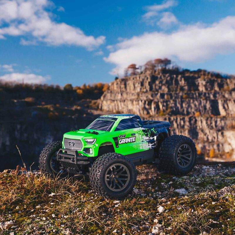 ARRMA - 1/10 GRANITE 4X4 V3 3S BLX BRUSHLESS MONSTER TRUCK RTR - GREEN