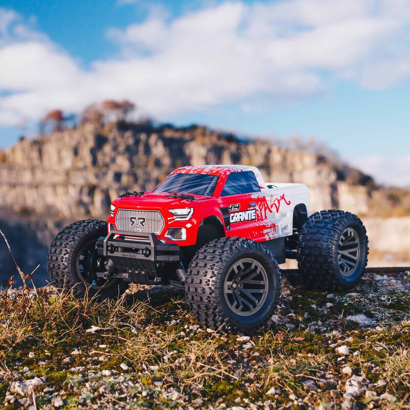 ARRMA - 1/10 GRANITE 4X4 V3 3S BLX BRUSHLESS MONSTER TRUCK RTR - RED