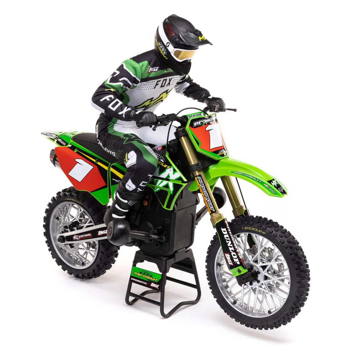 LOSI - 1/4 Promoto-MX Motorcycle RTR with Battery and Charger, Pro Circuit