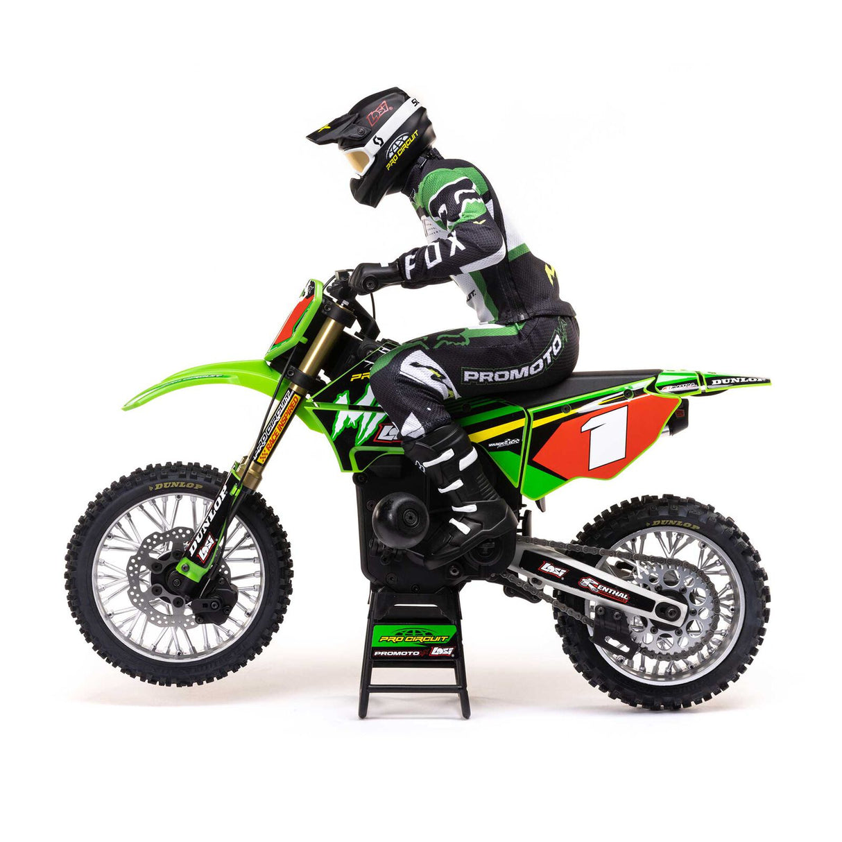 LOSI - 1/4 Promoto-MX Motorcycle RTR with Battery and Charger, Pro Circuit