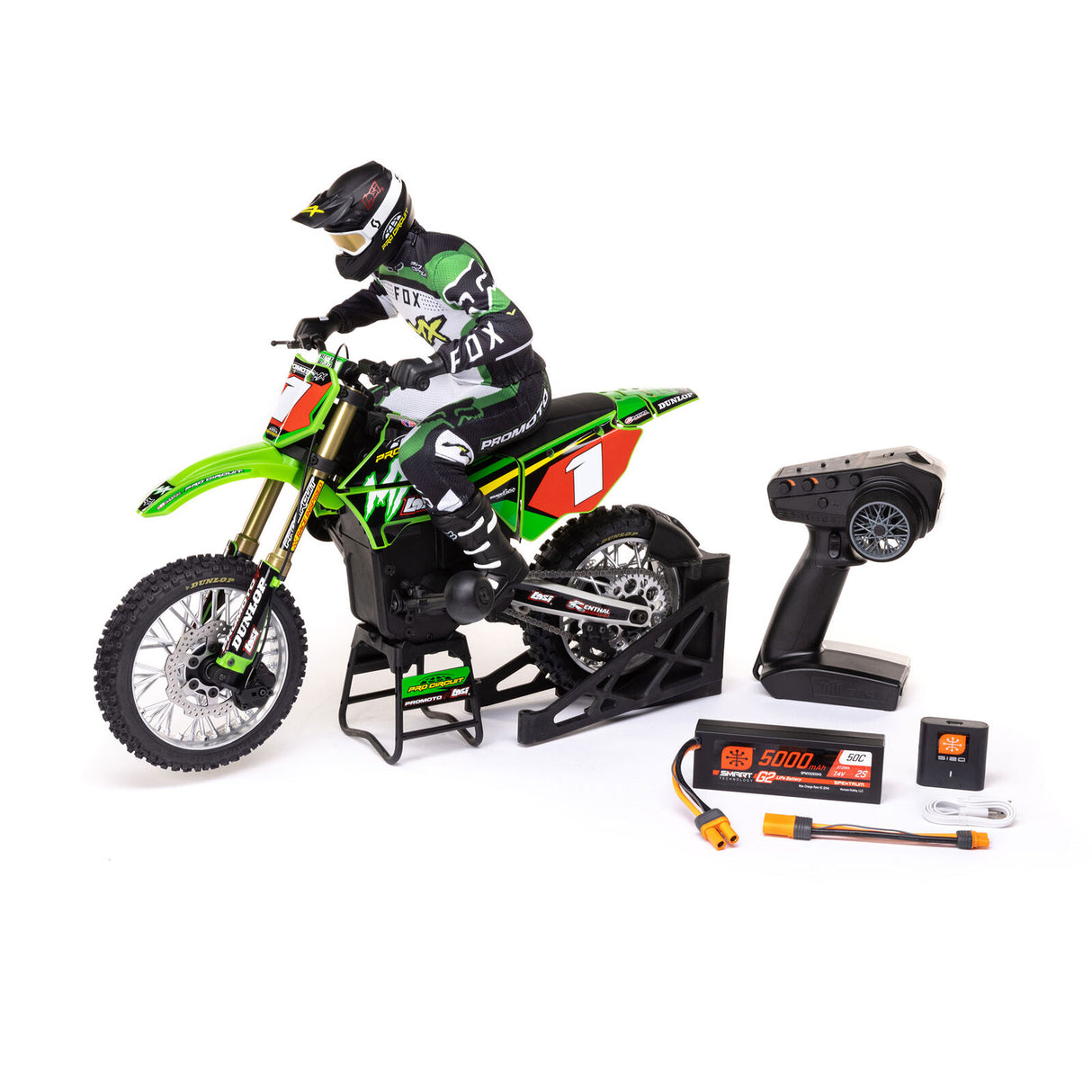LOSI - 1/4 Promoto-MX Motorcycle RTR with Battery and Charger, Pro Circuit