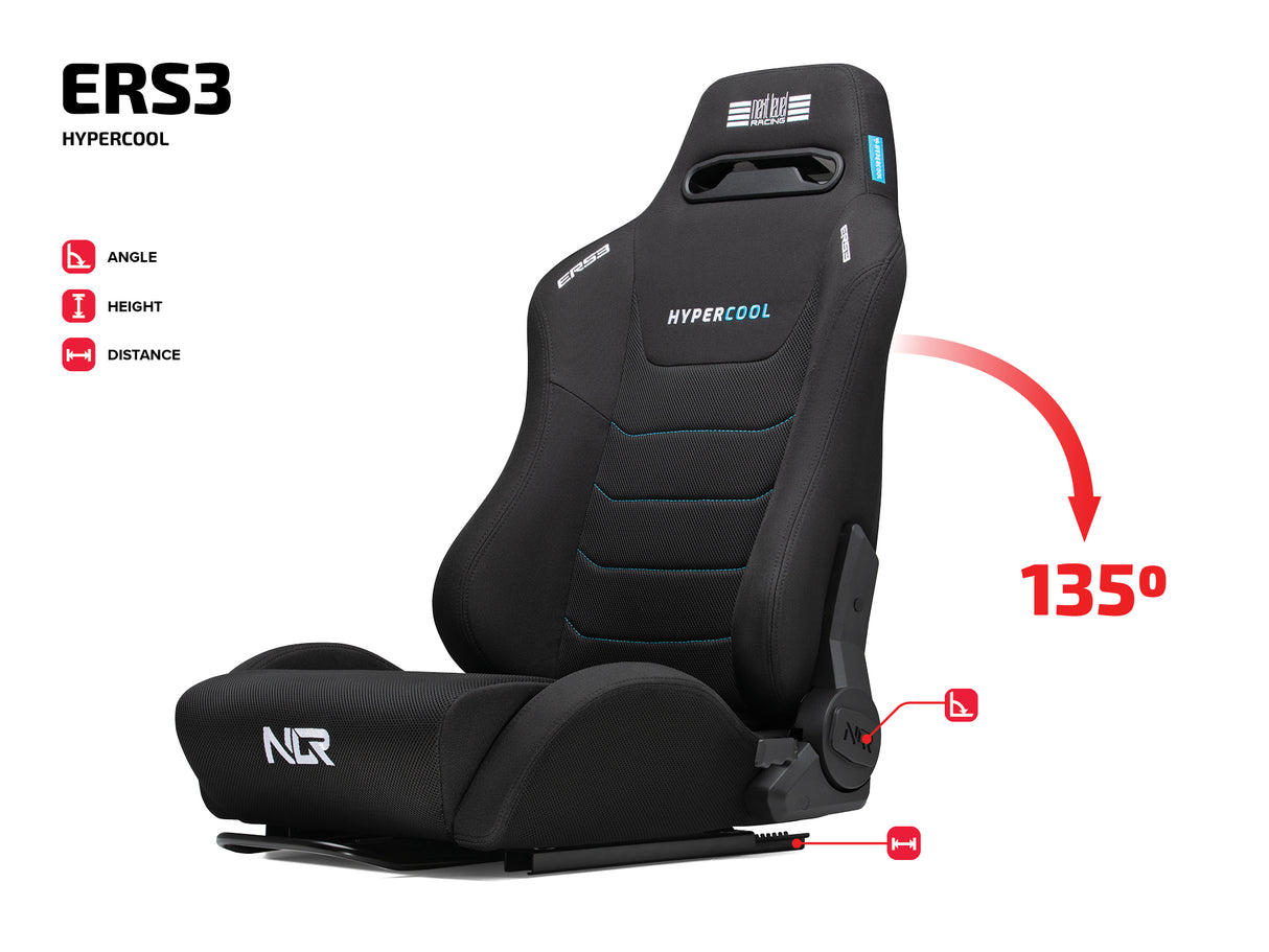 Next Level Racing® ERS3 HYPERCOOL Ventilated Sim Racing Seat