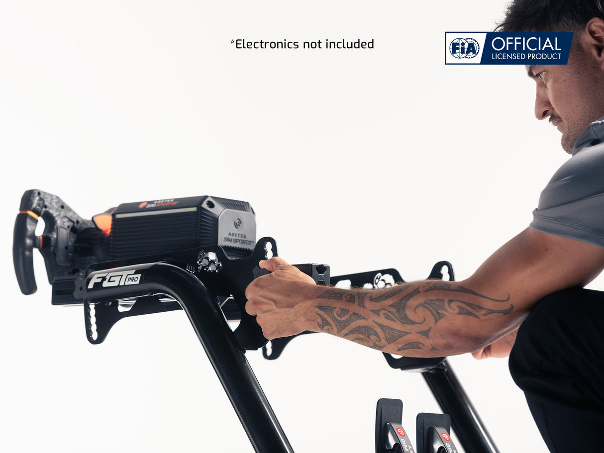 Next Level Racing® F-GT Pro Formula and GT Racing Simulator Cockpit- Black Edition