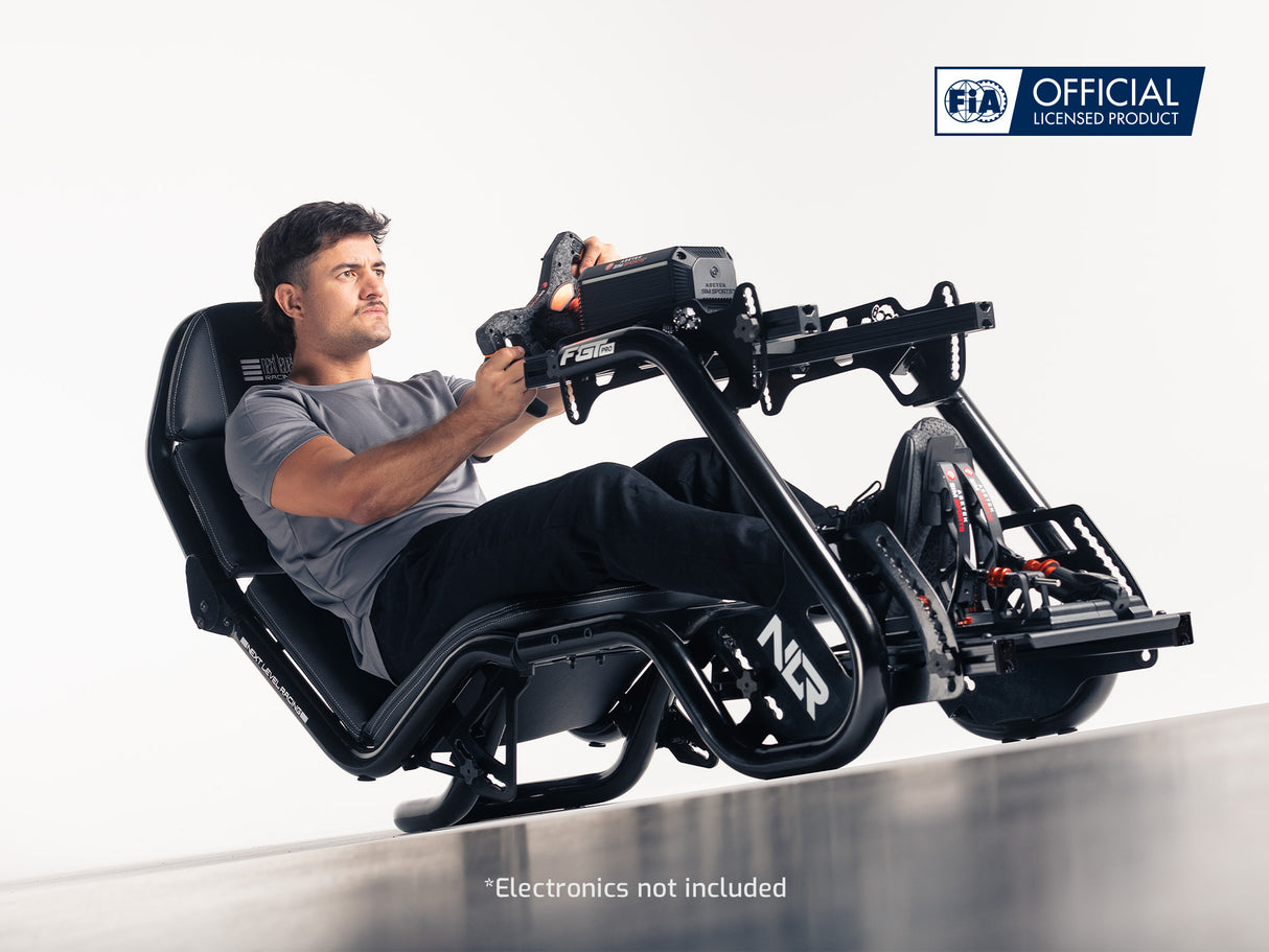 Next Level Racing® F-GT Pro Formula and GT Racing Simulator Cockpit- Black Edition