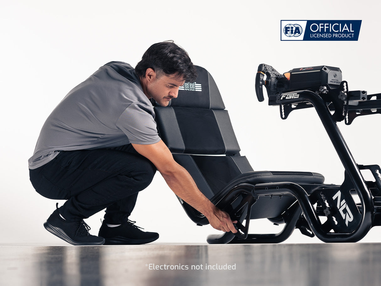 Next Level Racing® F-GT Pro Formula and GT Racing Simulator Cockpit- Black Edition