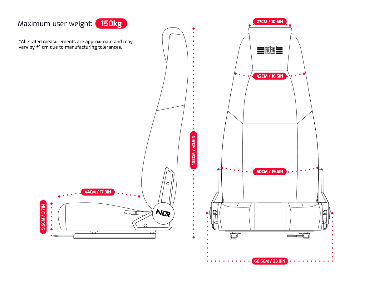 Next Level Racing® Flight Simulator Seat 2.0