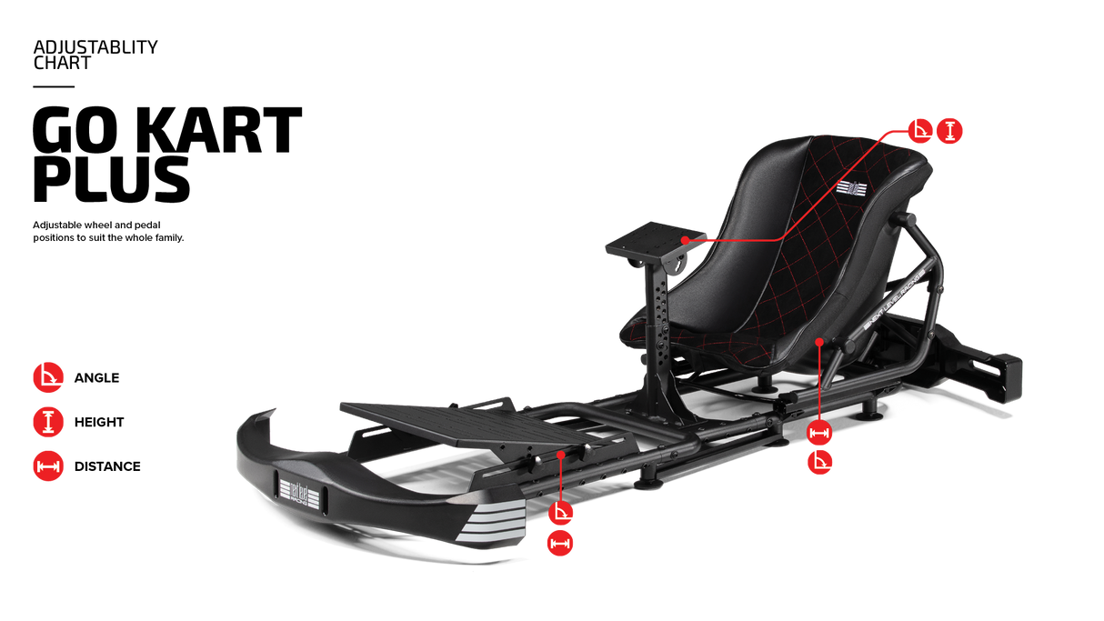 Next Level Racing® Go Kart Plus Simulator Cockpit