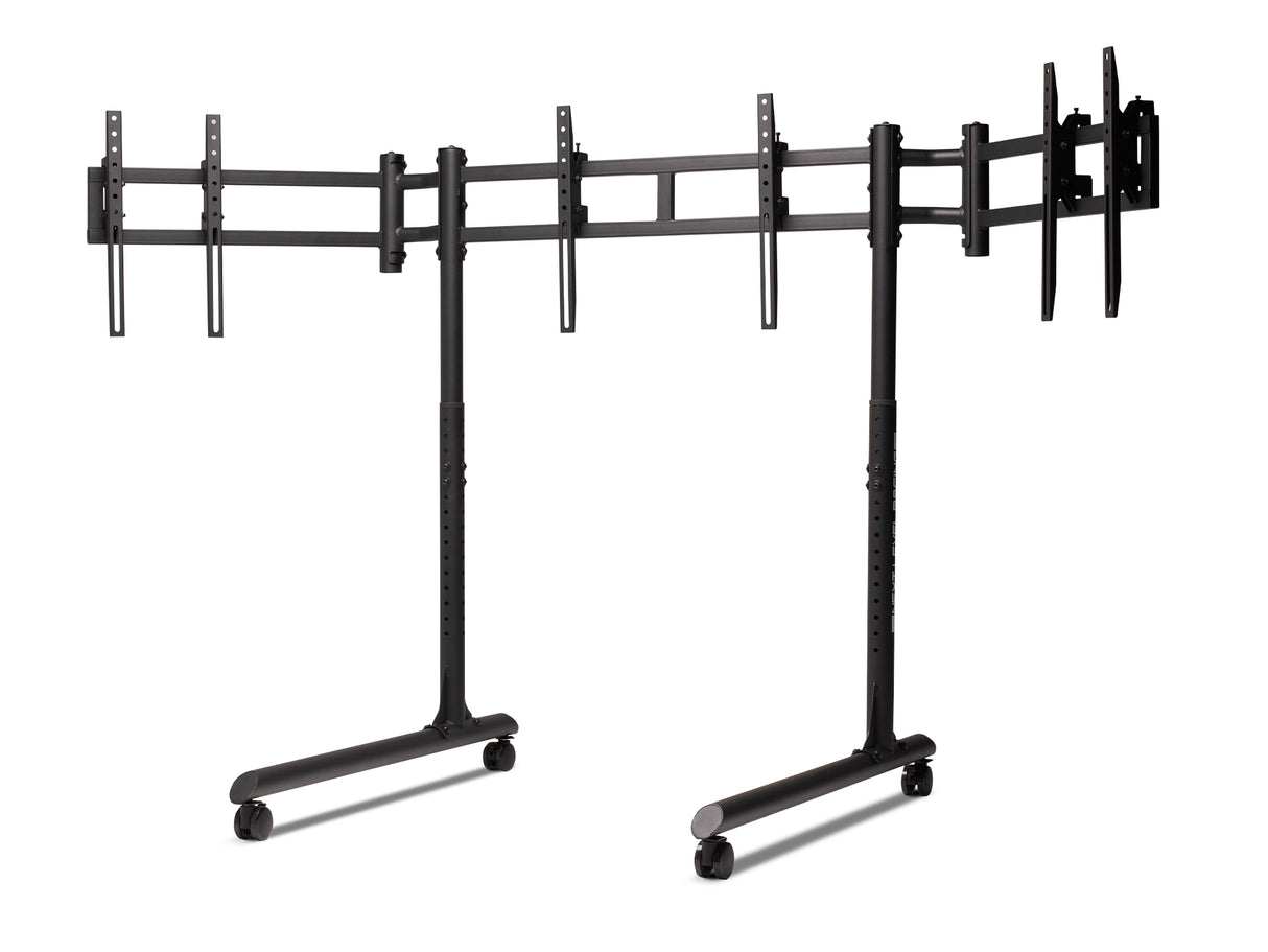 Samsung Odyssey G5 32” QHD 165Hz Curved Triple Monitor Sim Racing Bundle + NLR Round tube Stand