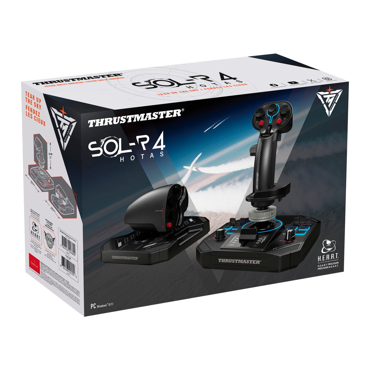 Thrustmaster Sol-R 4 HOTAS - Joystick and Throttle for PC