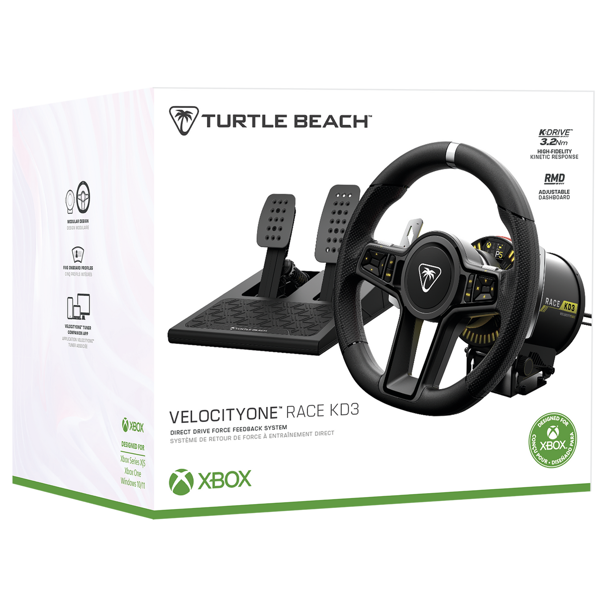TURTLE BEACH VelocityOne™ Race KD3 Racing Wheel & Pedals