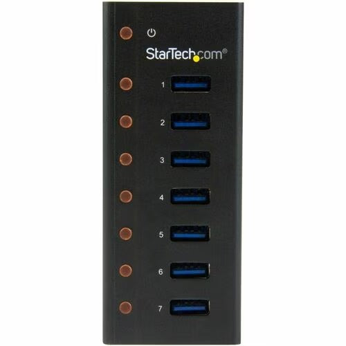 StarTech.com 7 Port USB 3.0 Hub - 5Gbps - Desktop or Wall-mountable Metal Enclosure