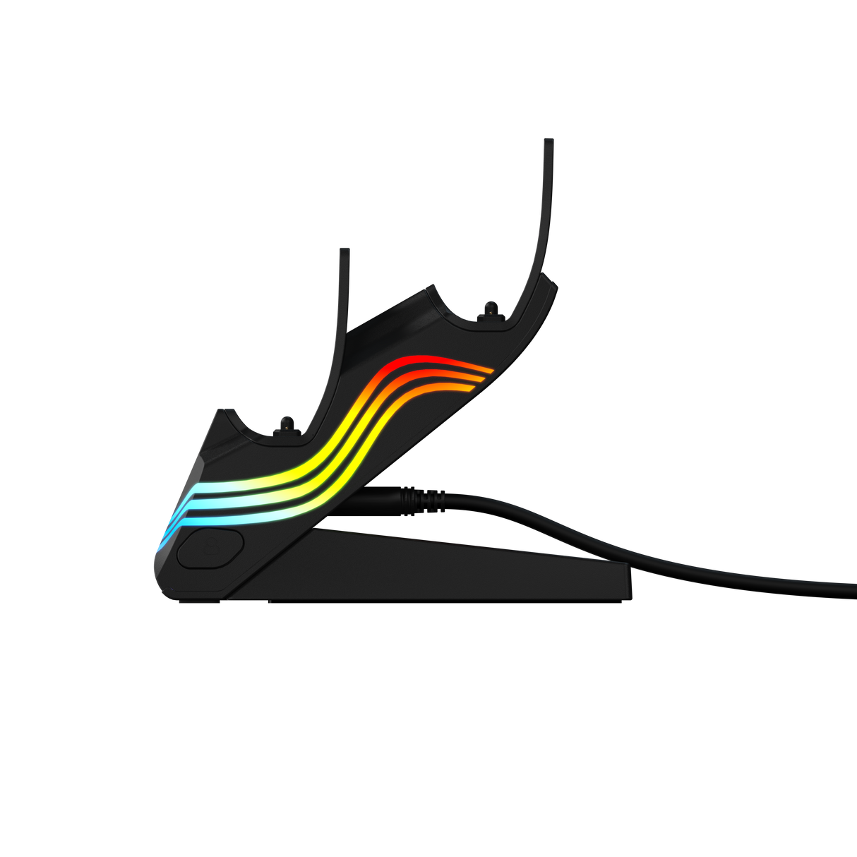 PDP PS5 Afterglow Wave Charger Black image 2