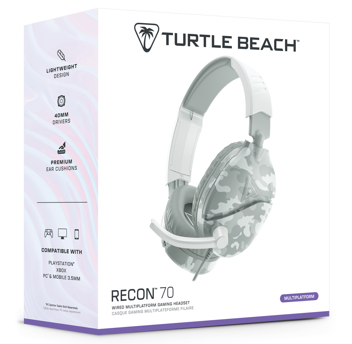 Turtle Beach® Recon 70 Arctic Camo Gaming Headset image 2