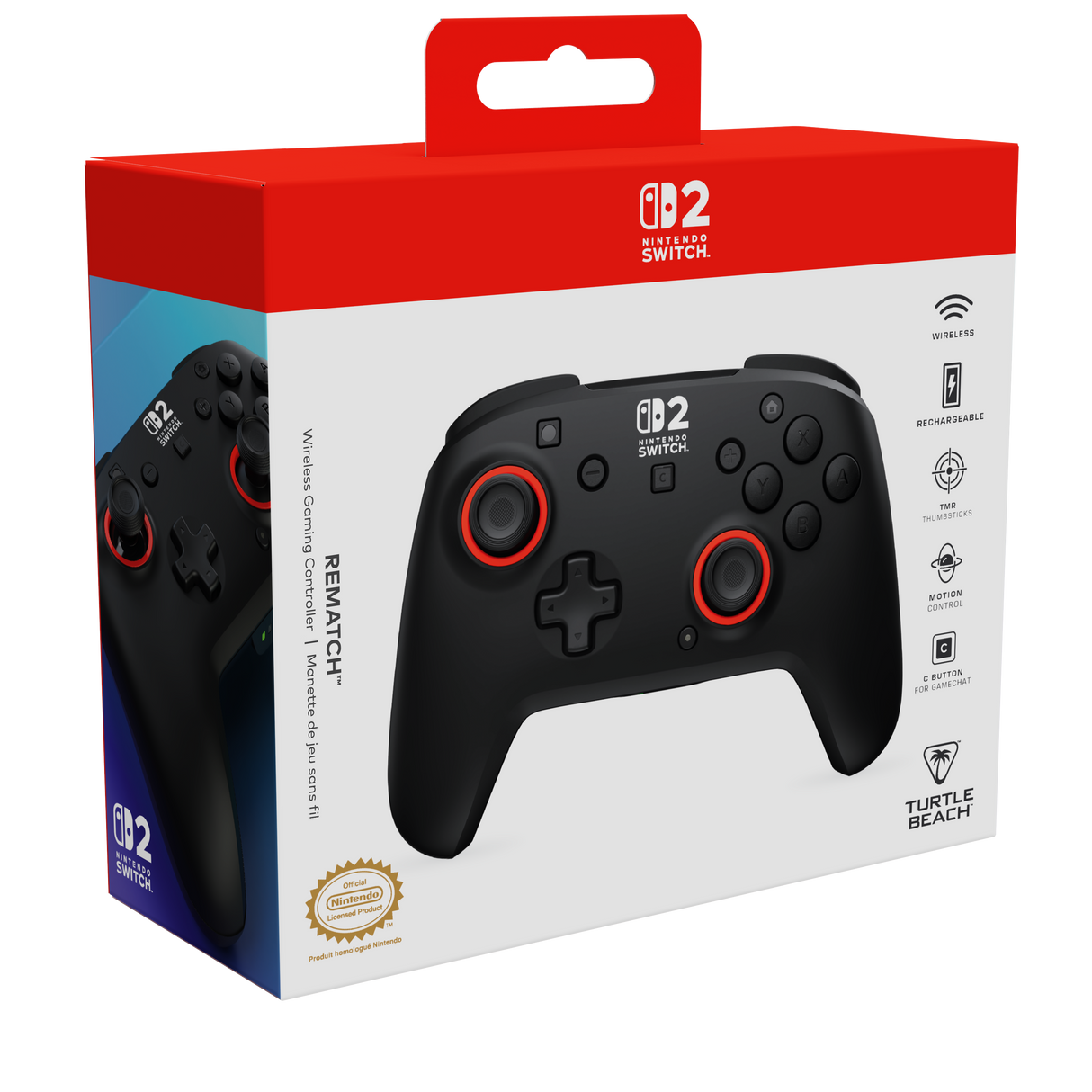 Turtle Beach Rematch Wireless Controller Black retail package