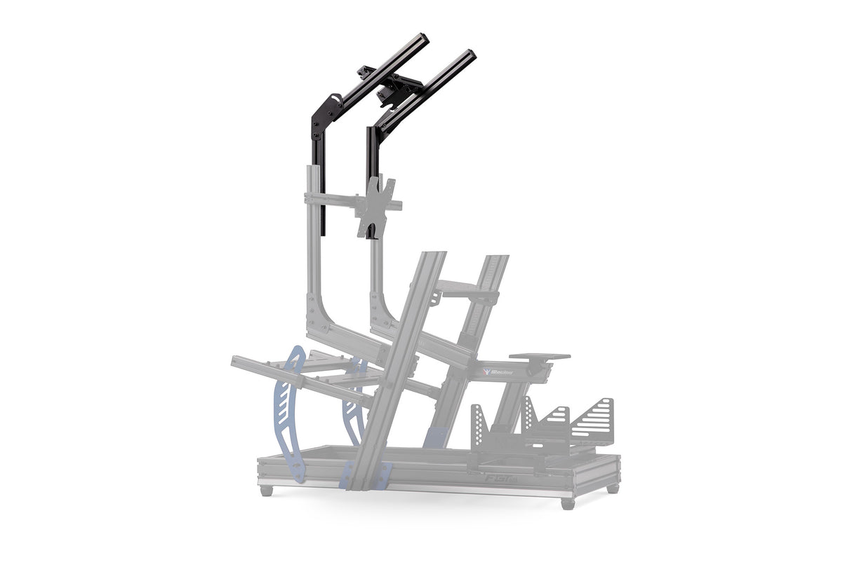 Next Level Racing® F-GT Elite Direct Mount Overhead Monitor Add-On Carbon Grey