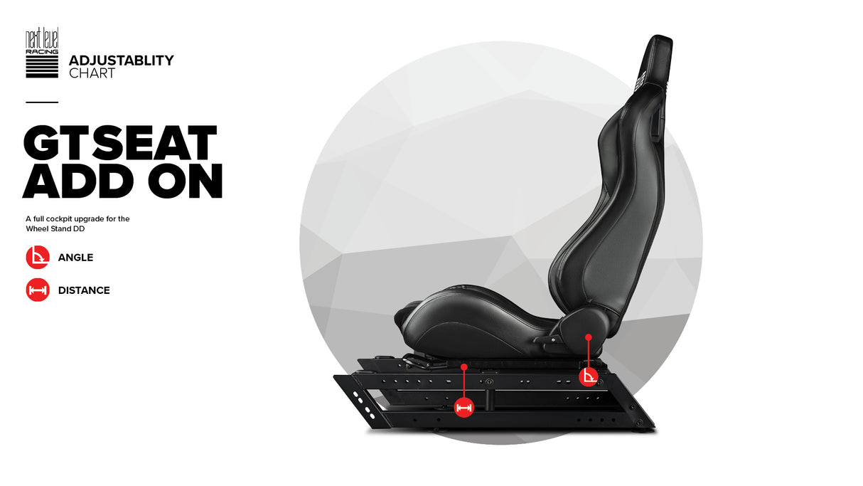 Next Level Racing® GTSeat Add-on for Wheel Stand DD/2.0