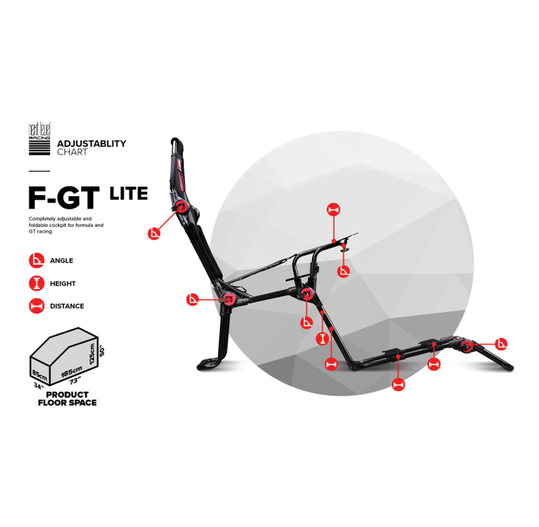 Next Level Racing® F-GT LITE Cockpit