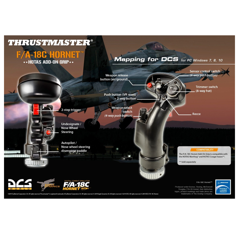 Thrustmaster F/A-18C Hornet™ HOTAS Add-On Grip
