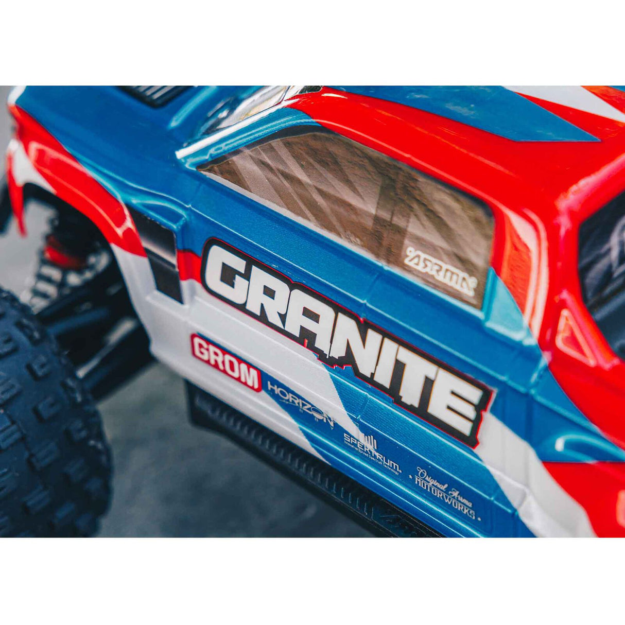 ARRMA - 1/18 GRANITE GROM MEGA 380 BRUSHED 4X4 MONSTER TRUCK RTR WITH BATTERY & CHARGER - BLUE