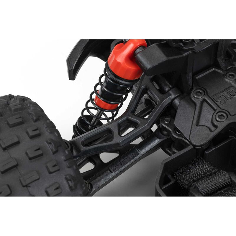 ARRMA - 1/18 GRANITE GROM MEGA 380 BRUSHED 4X4 MONSTER TRUCK RTR WITH BATTERY & CHARGER - RED