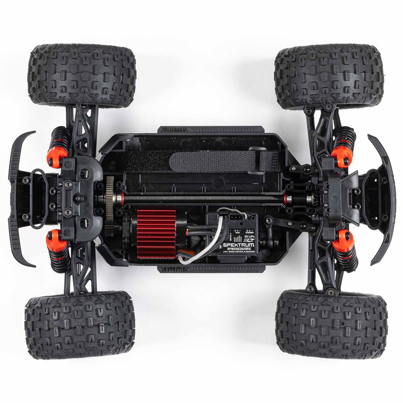 ARRMA - 1/18 GRANITE GROM MEGA 380 BRUSHED 4X4 MONSTER TRUCK RTR WITH BATTERY & CHARGER - RED