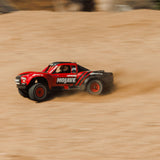 ARRMA - MOJAVE GROM MEGA 380 Brushed 4X4 Small Scale Desert Truck RTR with Battery & Charger - Red/Black