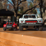 ARRMA - MOJAVE GROM MEGA 380 Brushed 4X4 Small Scale Desert Truck RTR with Battery & Charger - Red/Black