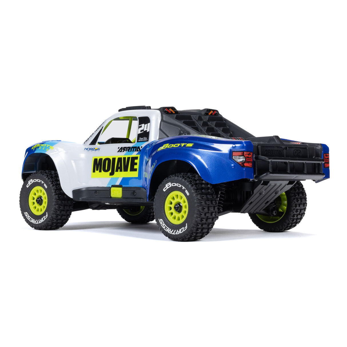 ARRMA - MOJAVE GROM MEGA 380 Brushed 4X4 Small Scale Desert Truck RTR with Battery & Charger, Blue/White