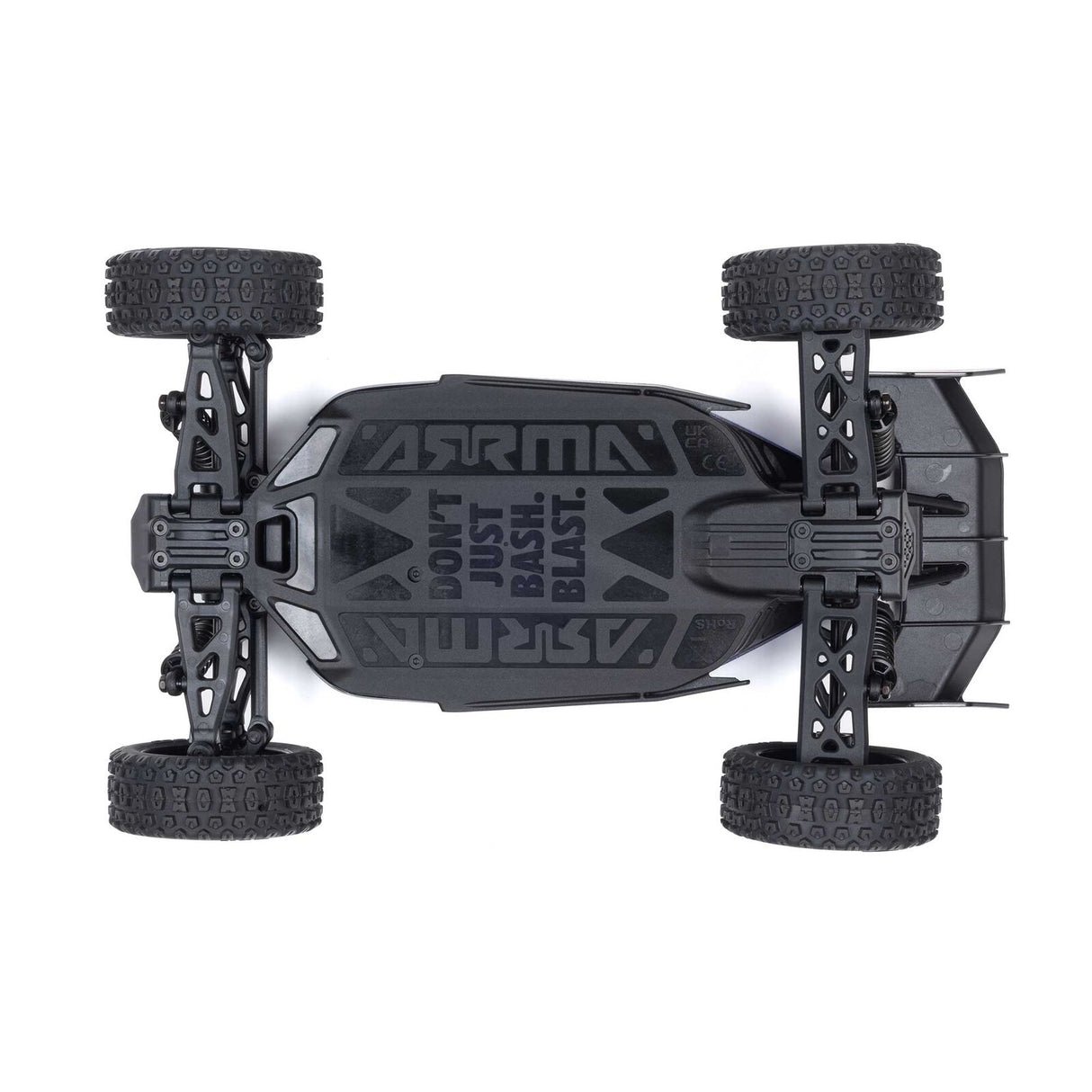 ARRMA - TYPHON GROM MEGA 380 BRUSHED 4X4 SMALL SCALE BUGGY RTR WITH BATTERY & CHARGER - BLUE/SILVER