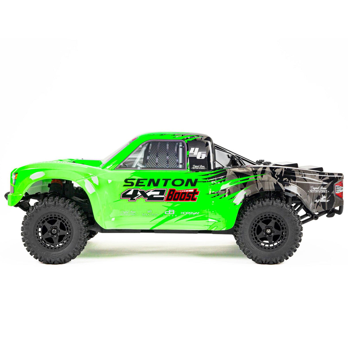 ARRMA - 1/10 SENTON 4X2 BOOST MEGA 550 BRUSHED SHORT COURSE TRUCK RTR WITH BATTERY & CHARGER - GREEN/BLACK