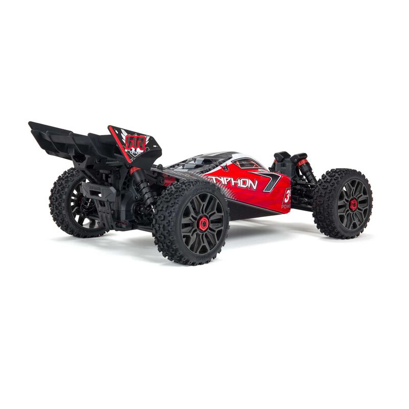 ARRMA - 1/8 TYPHON 4X4 V3 3S BLX BRUSHLESS BUGGY RTR - RED