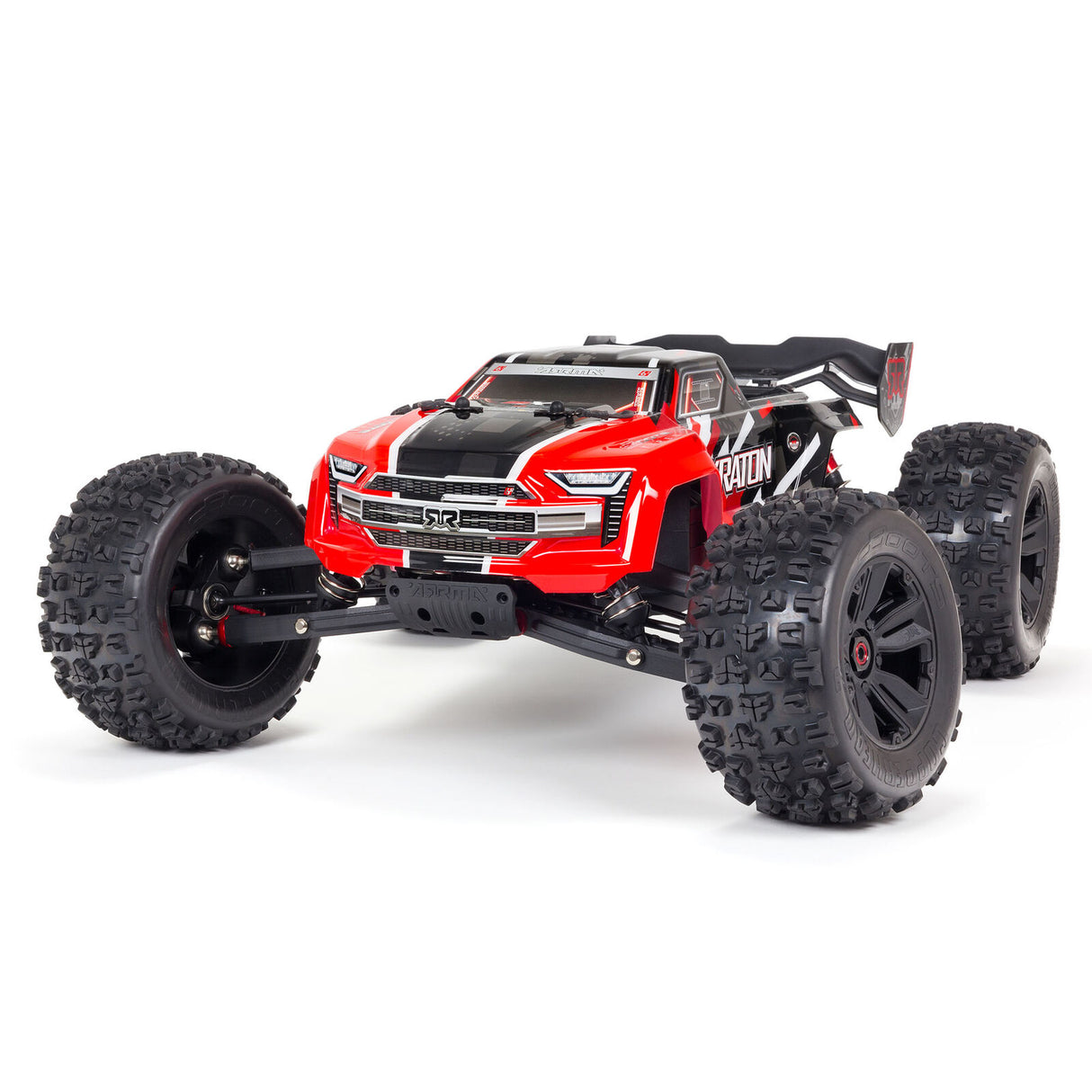 ARRMA - 1/8 KRATON 6S V5 4X4 BLX SPEED MONSTER TRUCK WITH SPEKTRUM FIRMA RTR - RED