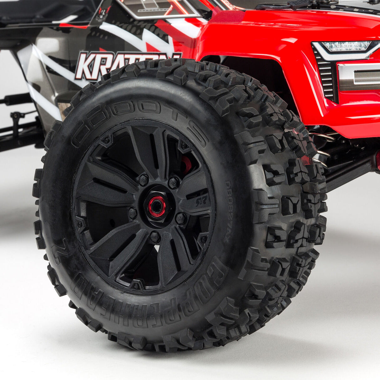 ARRMA - 1/8 KRATON 6S V5 4X4 BLX SPEED MONSTER TRUCK WITH SPEKTRUM FIRMA RTR - RED