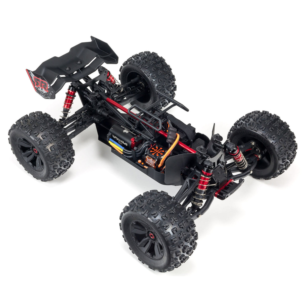 ARRMA - 1/8 KRATON 6S V5 4X4 BLX SPEED MONSTER TRUCK WITH SPEKTRUM FIRMA RTR - RED