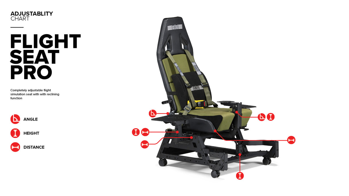 Next Level Racing® Flight Seat Pro Boeing Military Edition