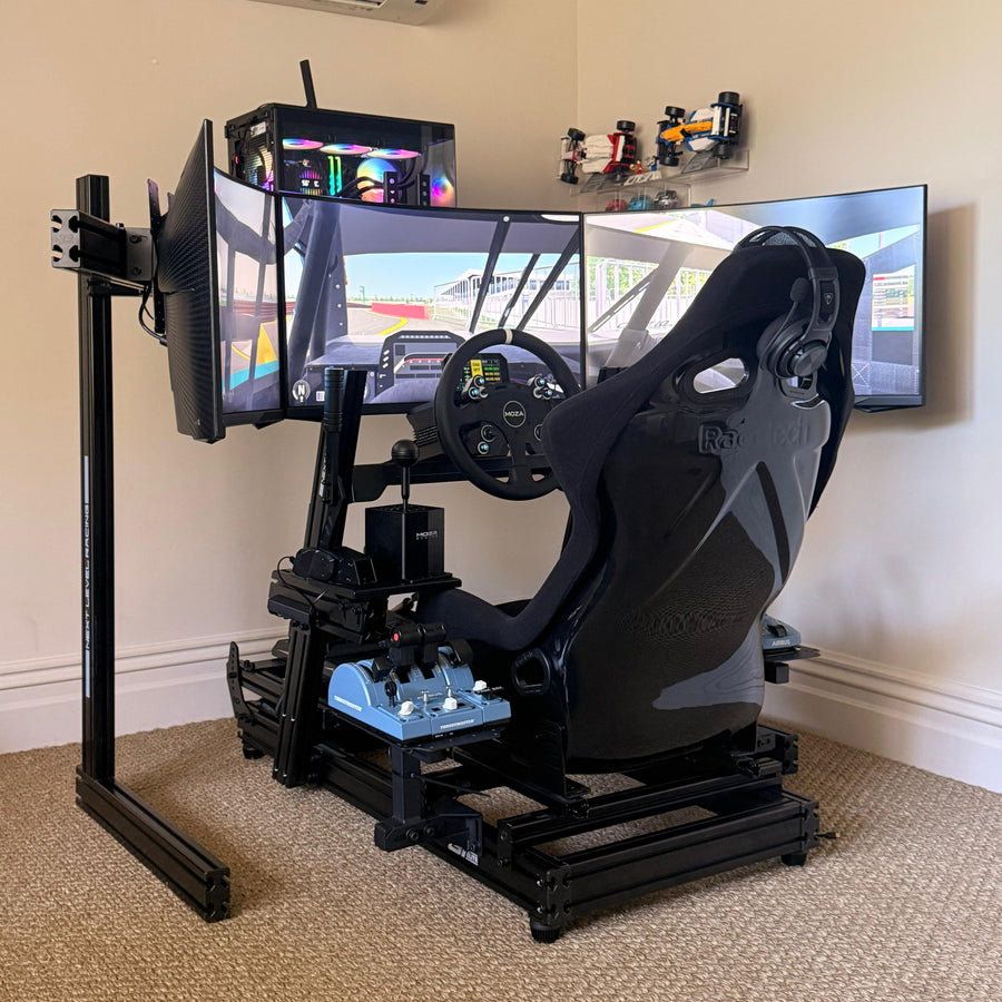Enduro Advanced Triple-Screen Racing Simulator