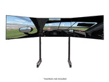 Next Level Racing® Round Tube Freestanding Triple Monitor Stand