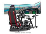 Next Level Racing® Round Tube Freestanding Triple Monitor Stand