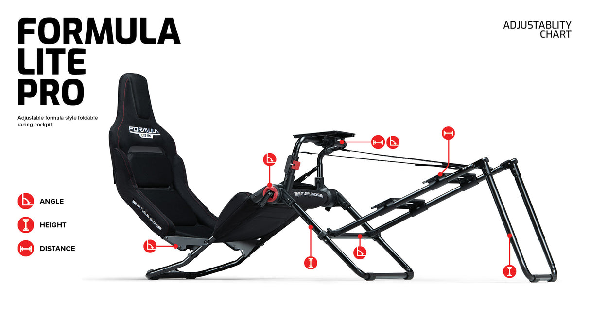 Next Level Racing® Formula Lite Pro Foldable Cockpit