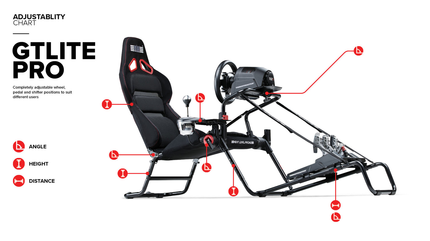 Next Level Racing® GTLite Pro Foldable Racing Cockpit