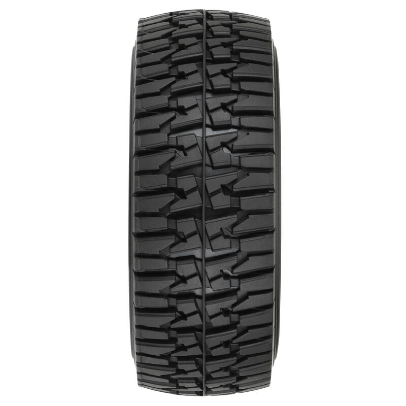 PROLINE - 1/7 Mirage TT BELTED F/R Tires MTD 17mm Blk Raid (2): Mojave 6S, UDR