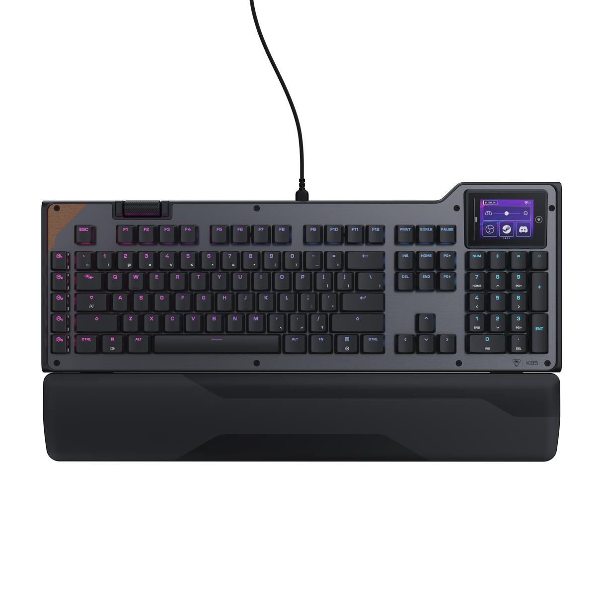 Turtle BeachÂ® Command Series KB5 Full-Size Wired Gaming Keyboard â€“ Black - image 2