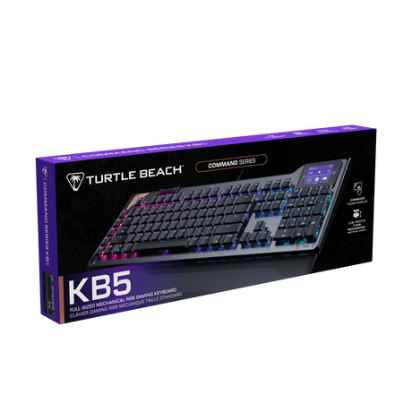 Turtle BeachÂ® Command Series KB5 Full-Size Wired Gaming Keyboard â€“ Black - image 5