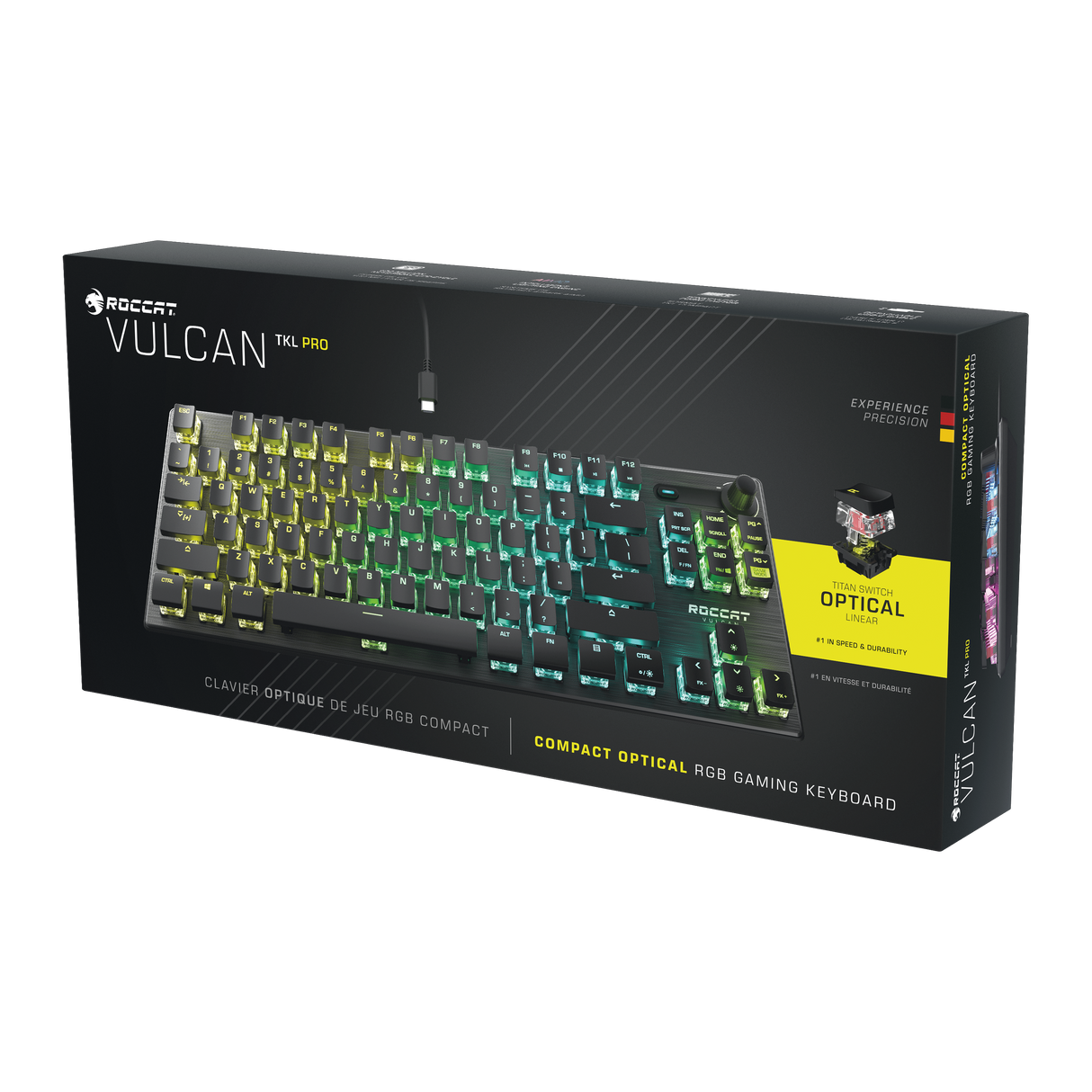 Roccat Vulcan Pro gaming keyboard uses optical switch that's 40x faster  than mechanical switches - CNET